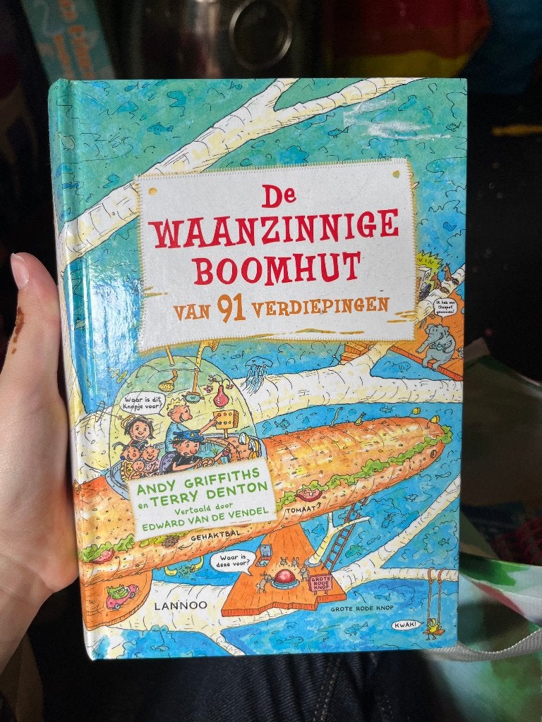 De waanzinnige boomhut van 91 verdiepingen, Boeken, Ophalen, Zo goed als nieuw, Fictie algemeen