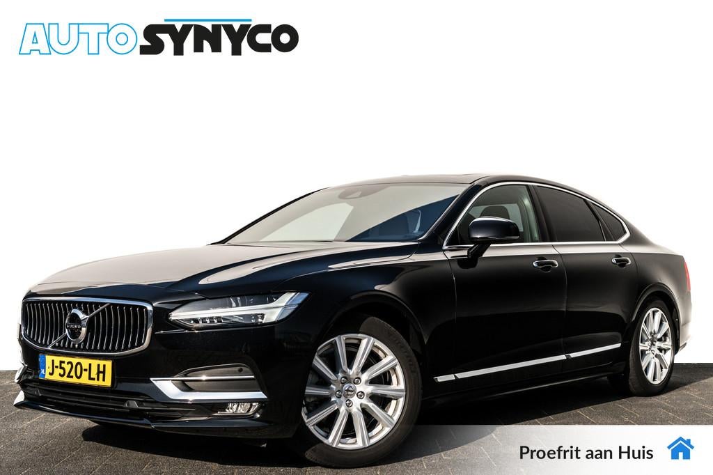 Volvo S90 2.0 T4 Inscription Luxury | Adapt. Cruise | Schuif, 15 km/l, Euro 6, Zwart, Autotrust