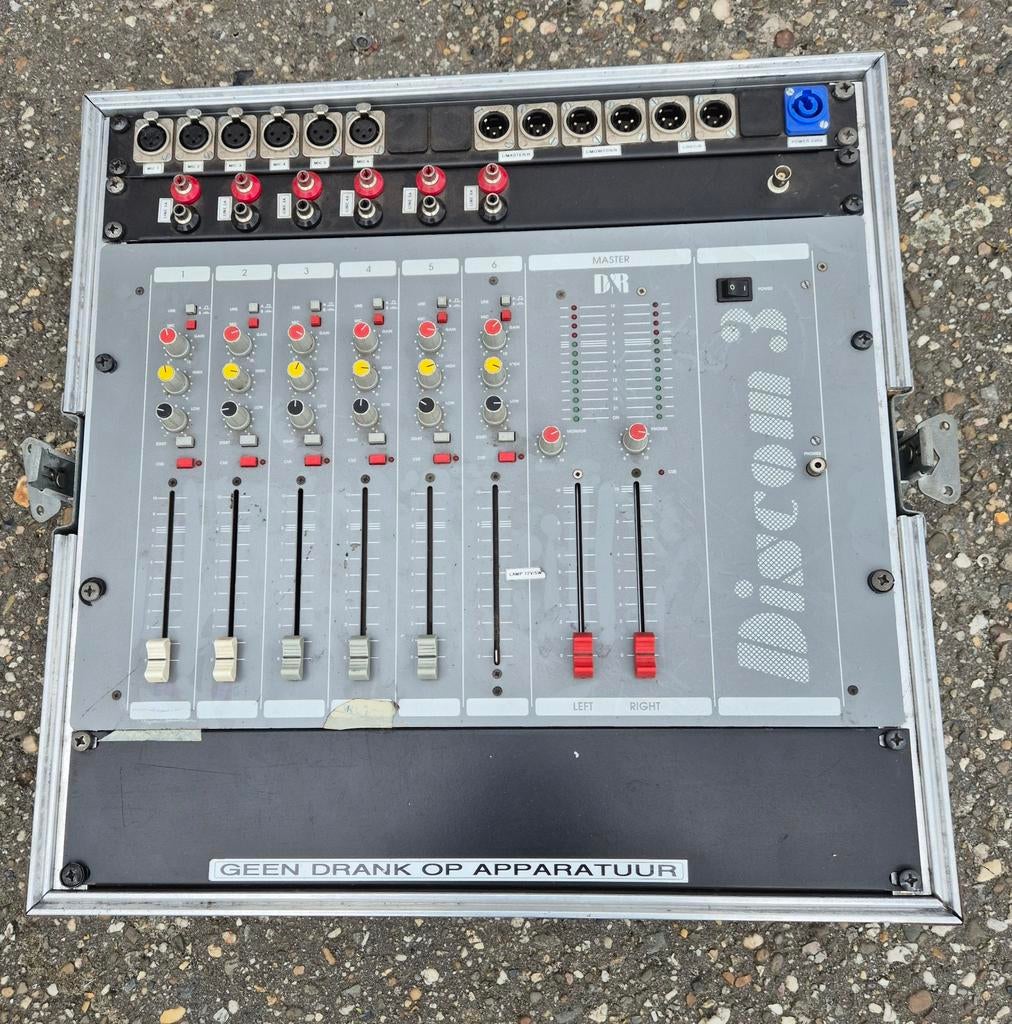 te koop  D&R Discom mengpaneel, Muziek en Instrumenten, Mengpanelen, Ophalen, Gebruikt