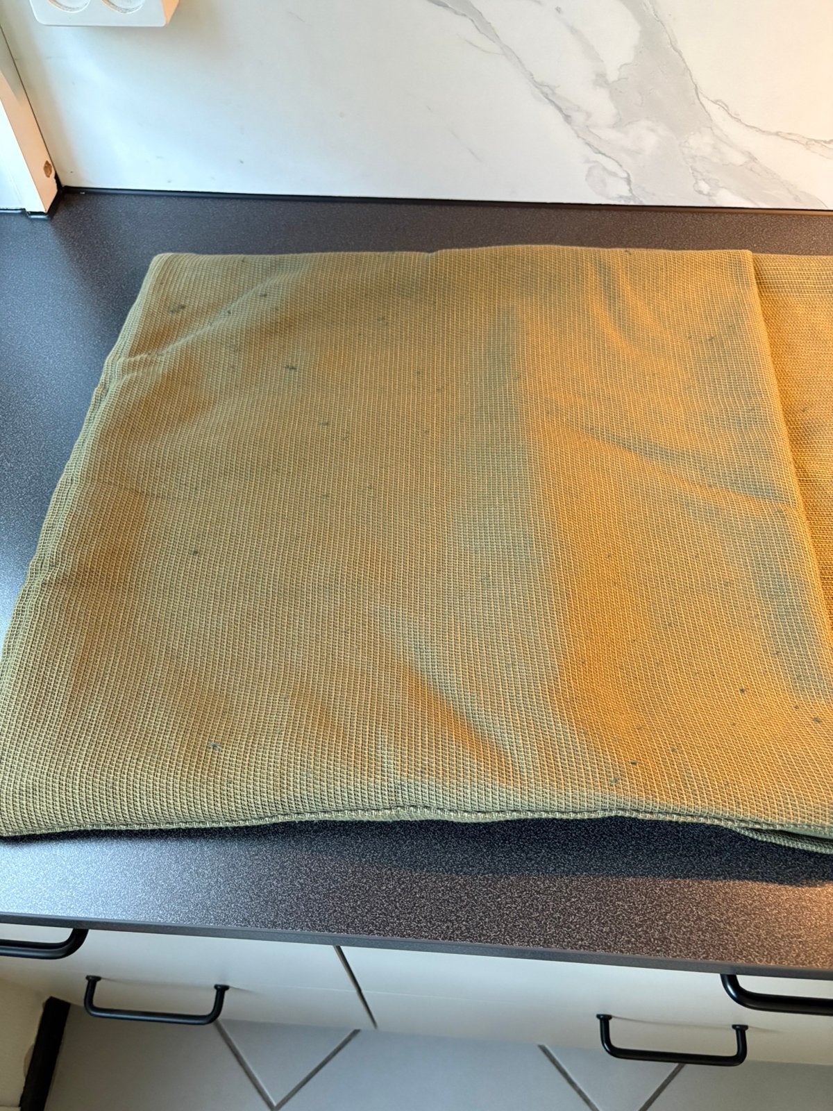 IKEA Jordtistel groen, 50x50cm, 2 stuks, Huis en Inrichting, Gebruikt, IKEA, Ophalen of Verzenden, Afneembare hoes