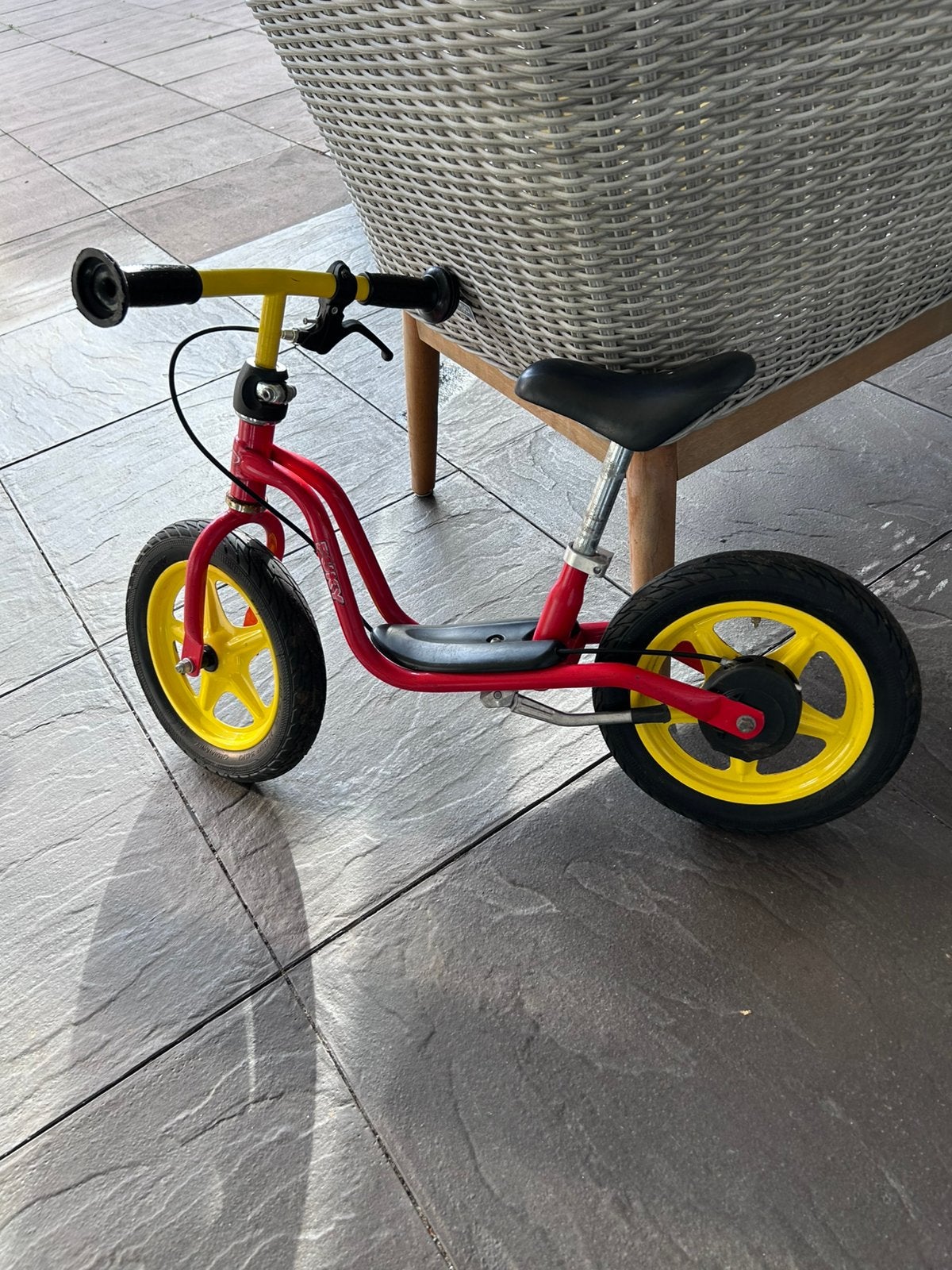 Puky loopfiets geel/rood vanaf 2 jaar, Kinderen en Baby's, Ophalen, Zo goed als nieuw, Loopfiets