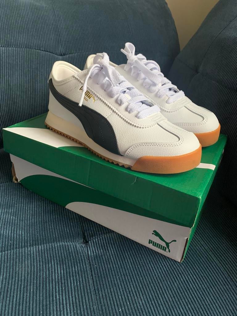Puma Roma 68 Revival Black White Gum, Ophalen of Verzenden, Zo goed als nieuw, Zwart