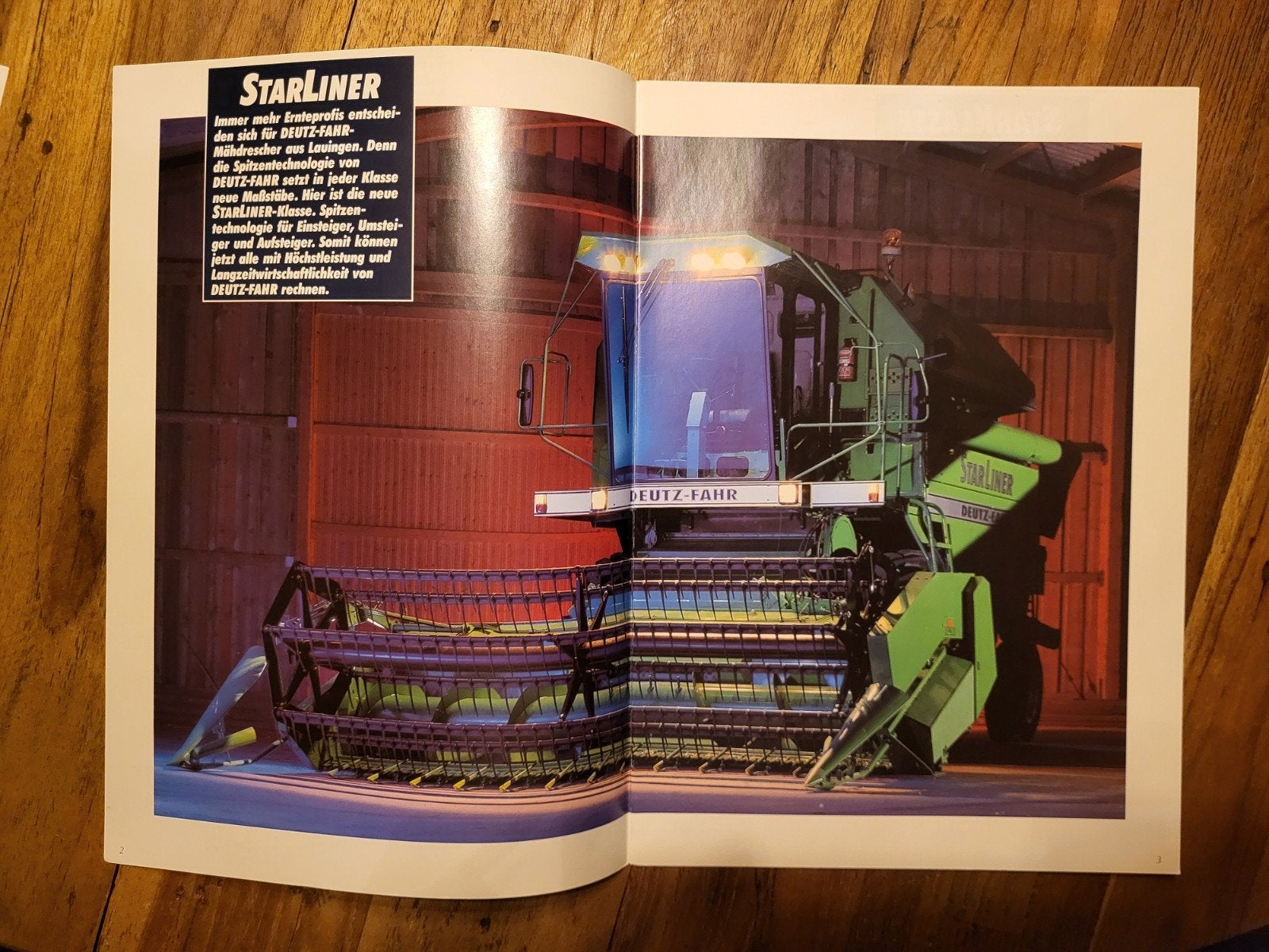 tractor folder Deutz-Fahr StarLiner, Ophalen of Verzenden, Zo goed als nieuw