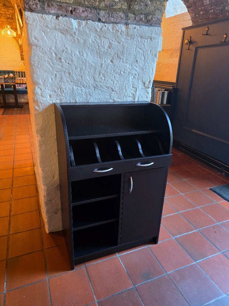 Zwarte Horeca Bestekkast / Bedieningskast / Servicedressoir, Ophalen, Gebruikt, Meubilair
