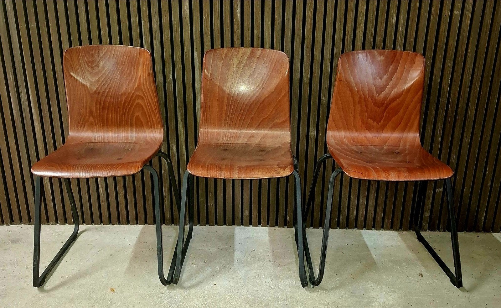 30 x Pagholz schoolstoelen vintage hout retro stoelen horeca, Bruin, Ophalen of Verzenden, Zo goed als nieuw, Vijf, Zes of meer stoelen