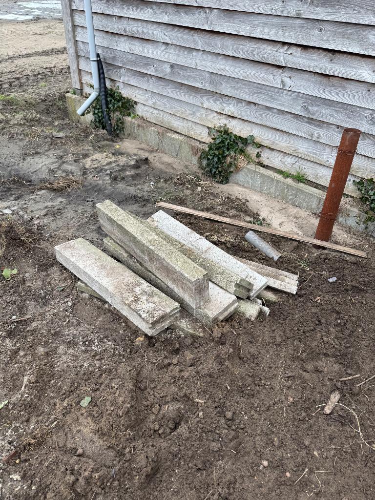 Beton band, Ophalen, Gebruikt, Overige typen, Minder dan 5 m²