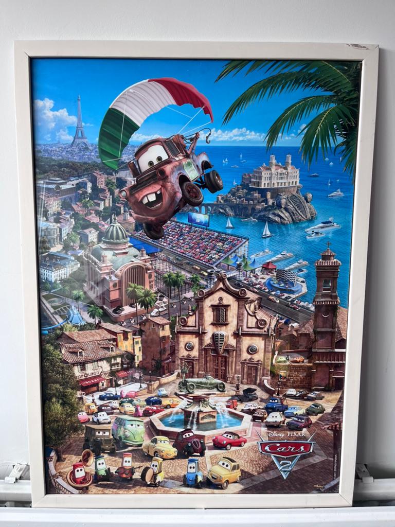 Cars 2 original poster!, Ophalen, Minder dan 50 cm, Foto of Poster, Minder dan 50 cm