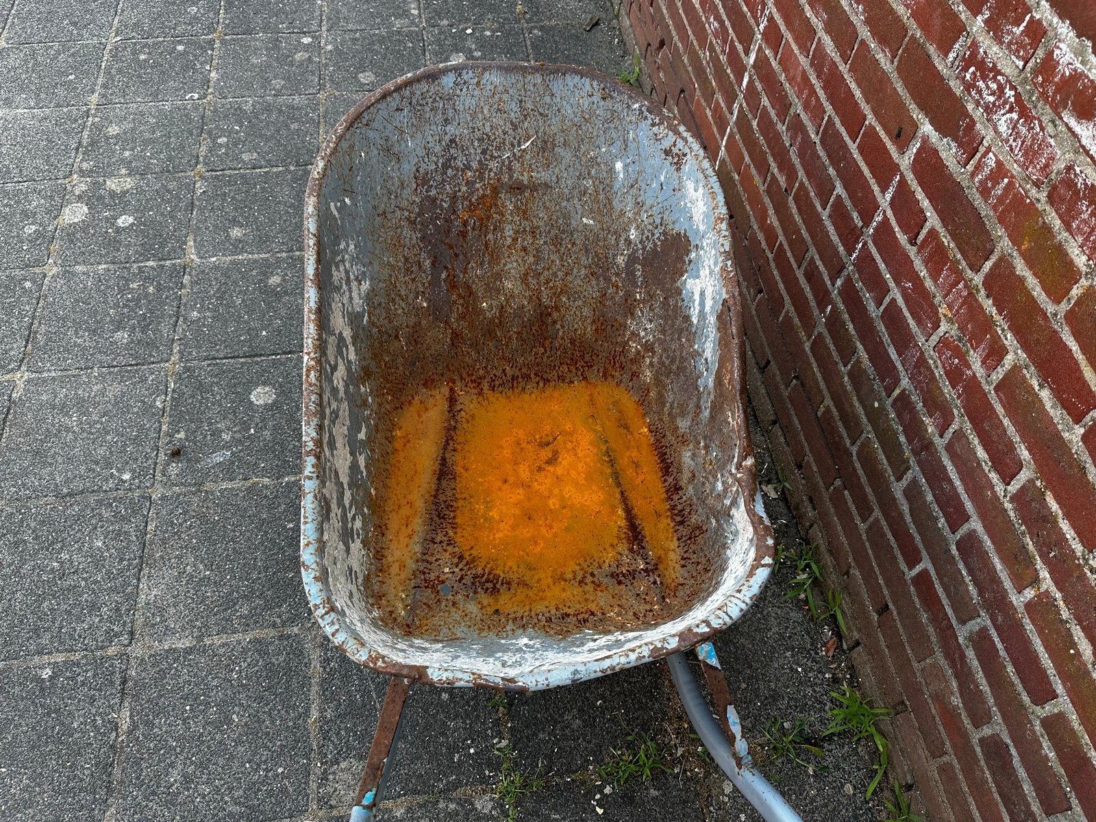 Oude Matador kruiwagen, Ophalen, Gebruikt, Handmatig, Eenwielig