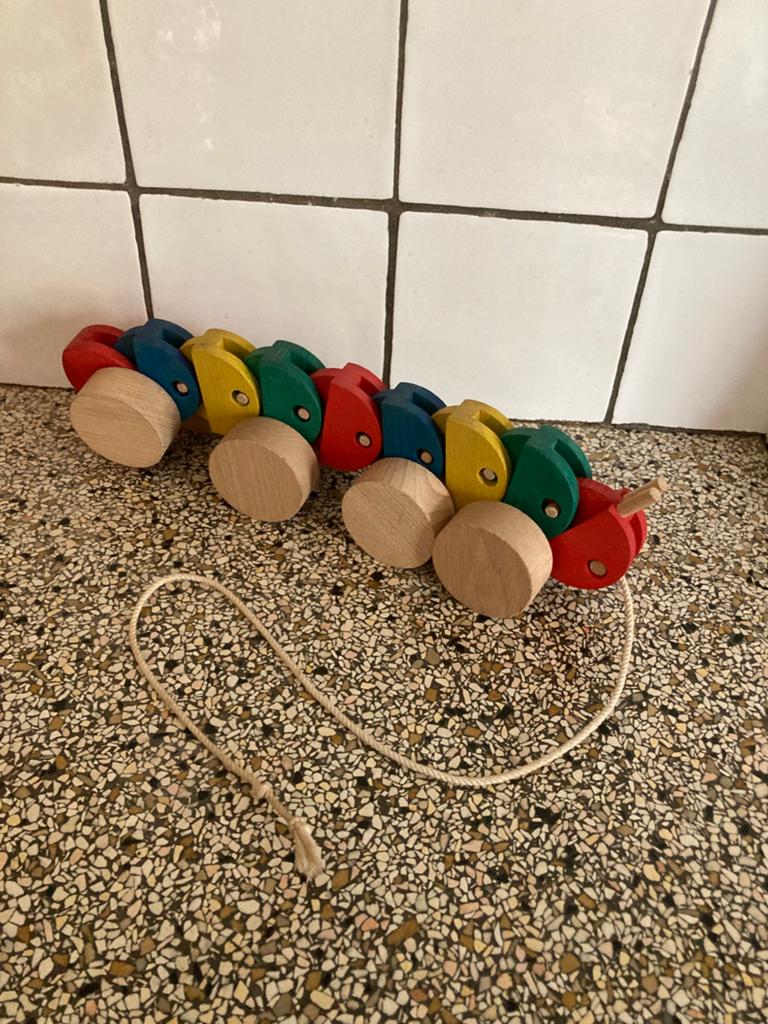 Houten rups, Ophalen of Verzenden