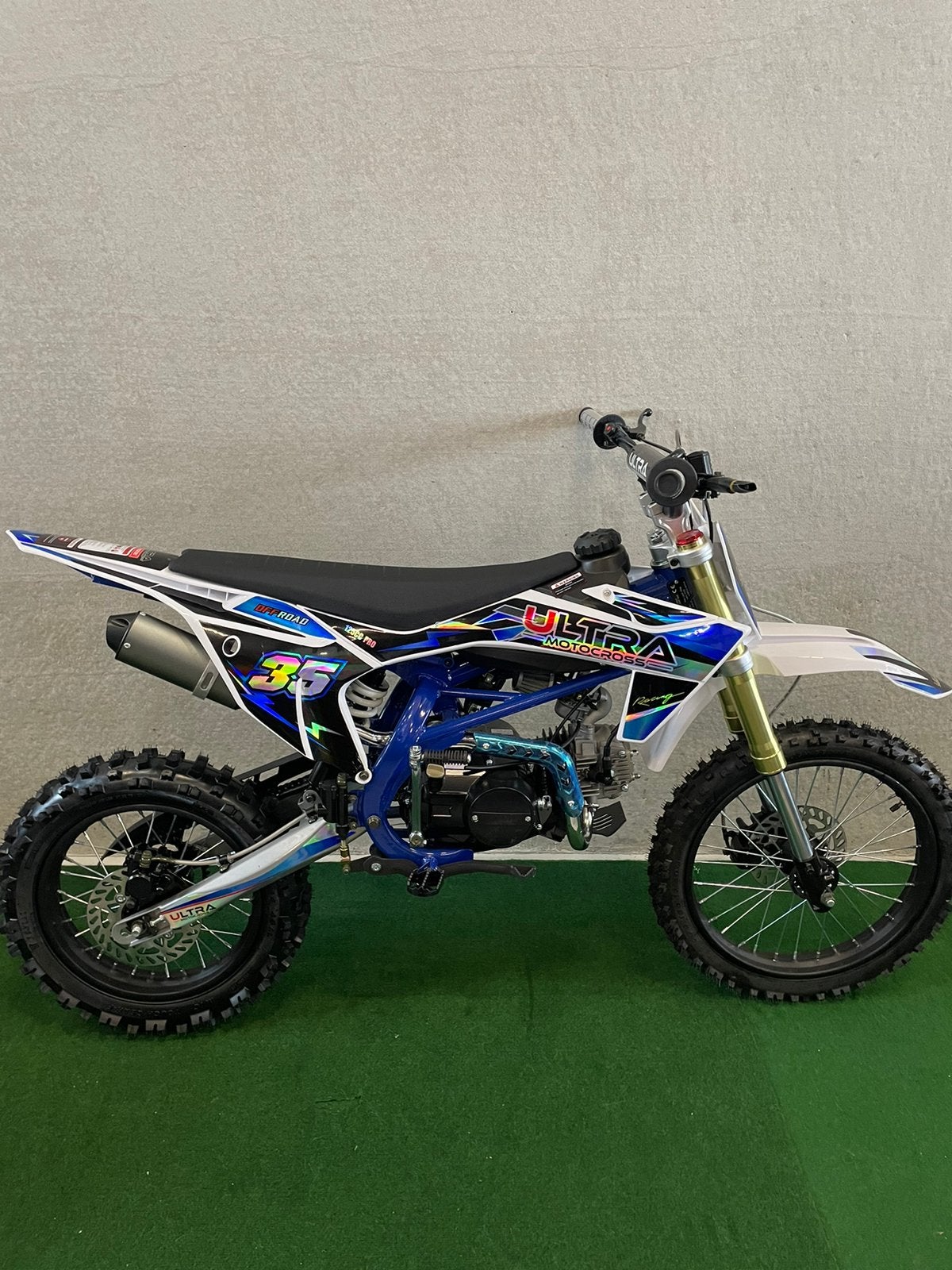 Nieuwe Ultra 125CC E-start benzine 4-takt pitbikes/showroom, Ophalen, Nieuw, De kooi, 125 cc