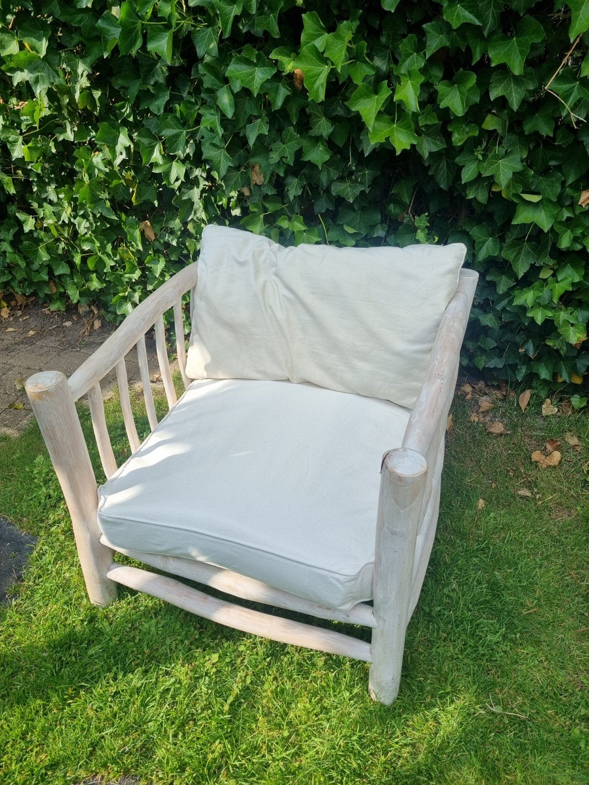 Superleuke stoel voor tuin, terras, overkapping of binnen., Ophalen, Teakhout