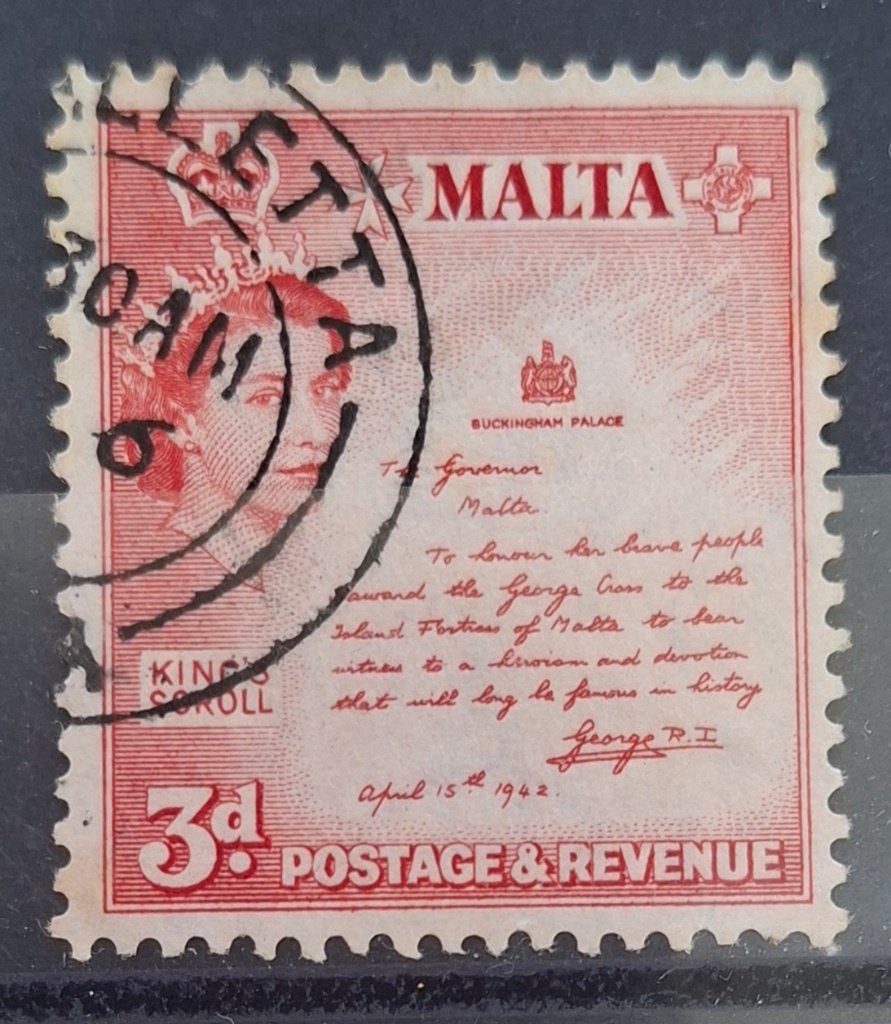 Malta Postzegel (B3-P28), Postzegels en Munten, Postzegels | Europa | Overig, Ophalen of Verzenden, Malta, Gestempeld