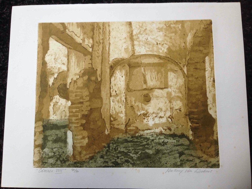 originele ets van Antony van Lieshout, Antiek en Kunst, Ophalen of Verzenden
