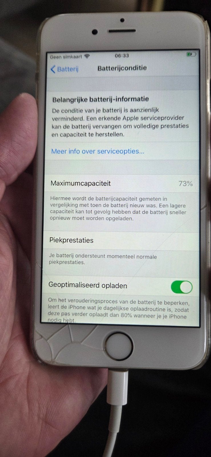 Iphone 6S + Iphone 8 Plus., Gebruikt, IPhone 8 Plus, Goud, Ophalen of Verzenden