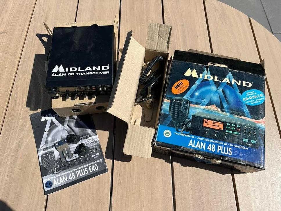 Midland Alan 48 Plus E40 CB Transceiver / bak, Telecommunicatie, Zenders en Ontvangers, Ophalen of Verzenden, Zo goed als nieuw