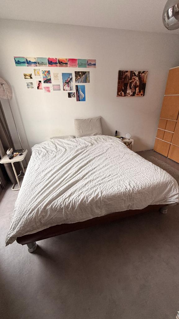 Auping bed inclusief matrassen en topper, Huis en Inrichting, Ophalen, Gebruikt, Tweepersoons, 180 cm