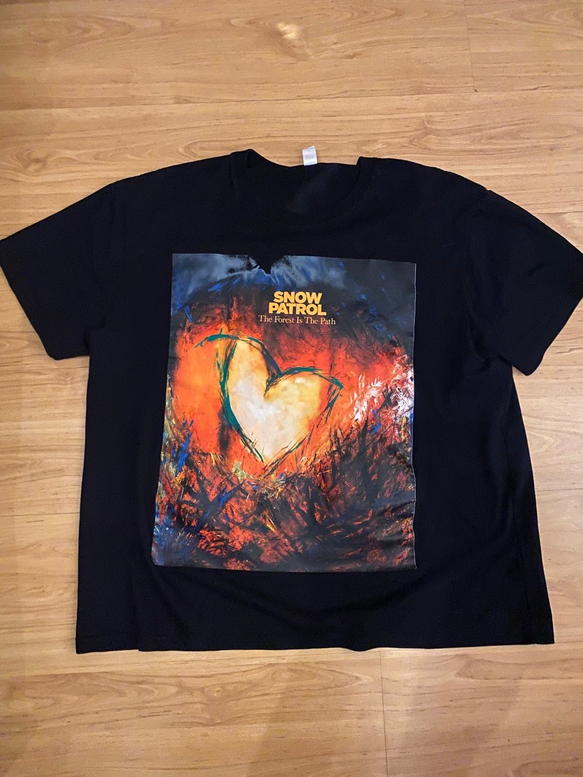 Snow Patrol T-shirt - The Forest Is The Path - Zwart, Ophalen of Verzenden, Nieuw, Overige maten, Zwart