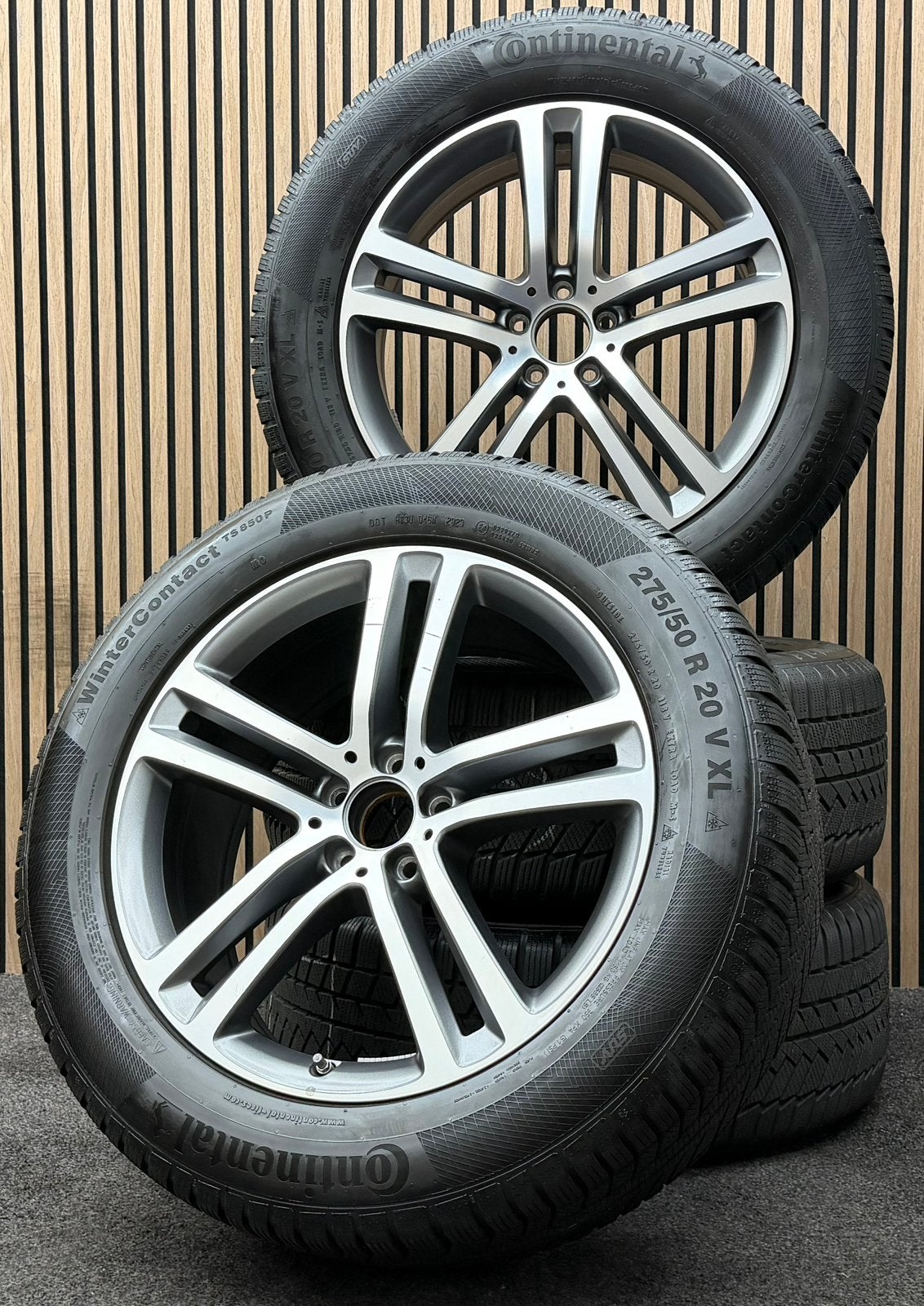 WINTER! Originele 20 inch Mercedes GLE W167 Continental MO, Ophalen, ., 275 mm, Banden en Velgen