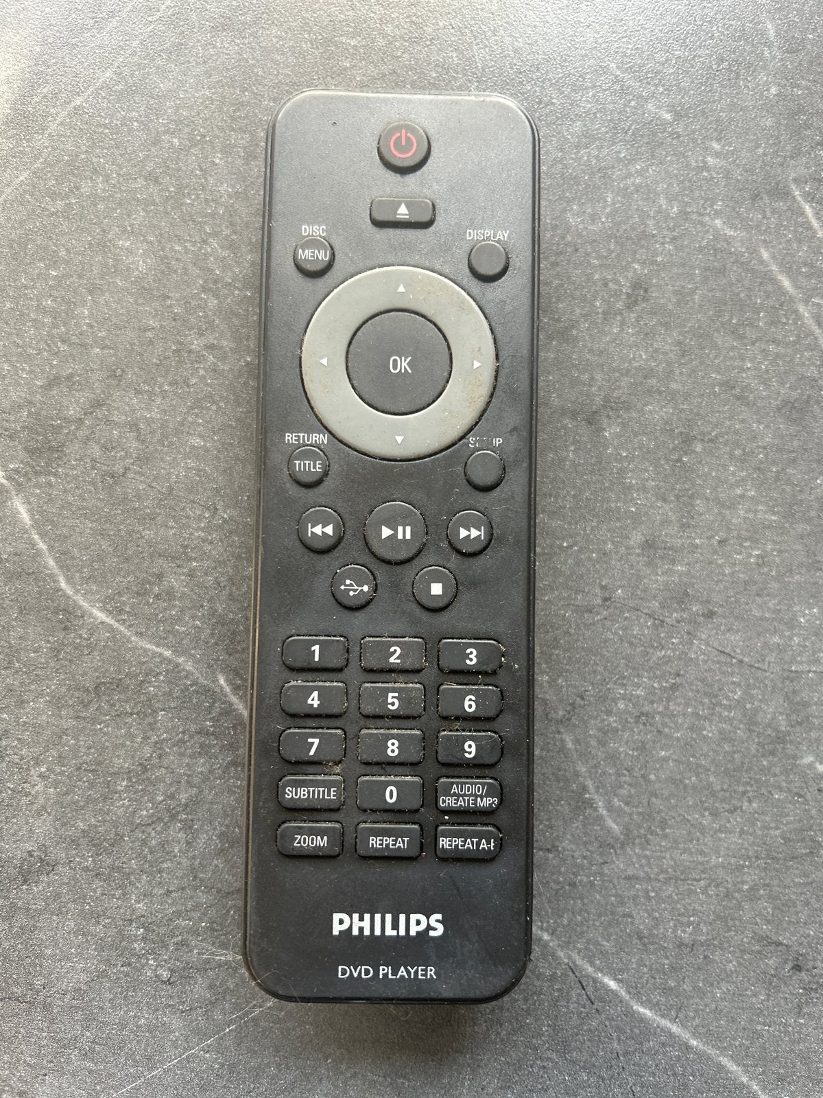 Philips DVD Speler Afstandsbediening - Gebruikt, Ophalen of Verzenden, Gebruikt, Origineel, Dvd