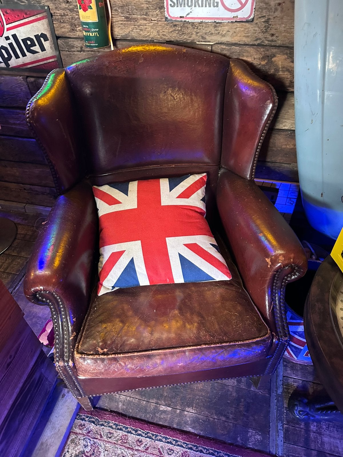 Te koop schapenleren Fauteuil, Huis en Inrichting, Fauteuils, Ophalen, Zo goed als nieuw, 75 tot 100 cm, 50 tot 75 cm