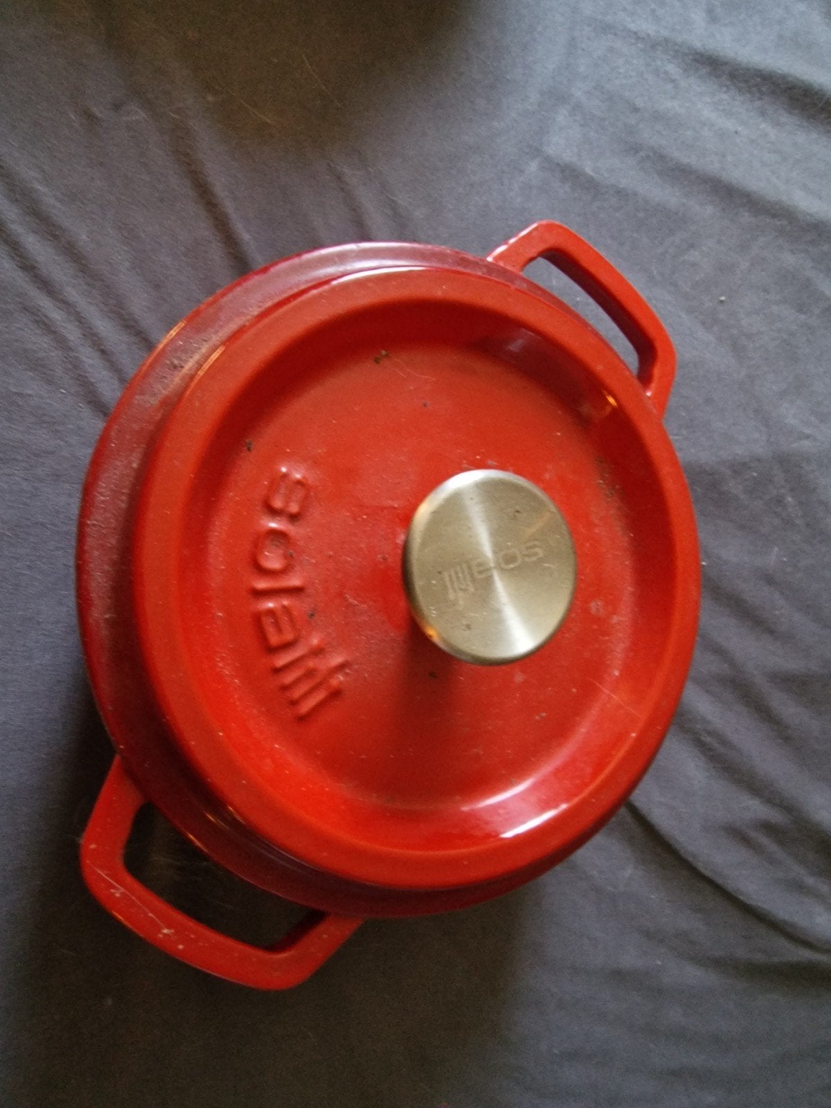 Solati Gietijzeren Braadpan - Rood, Ophalen of Verzenden