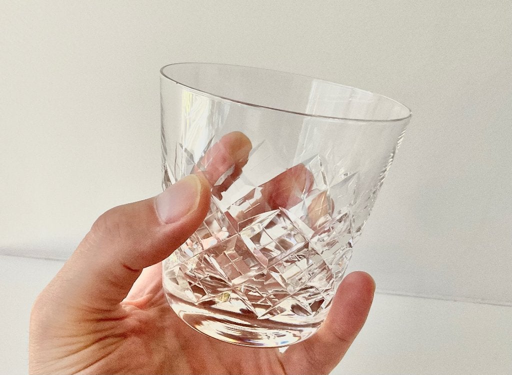 Whisky glas van kristalglas, Verzamelen, Glas en Borrelglaasjes, Ophalen of Verzenden, Zo goed als nieuw, Borrel- of Shotglas