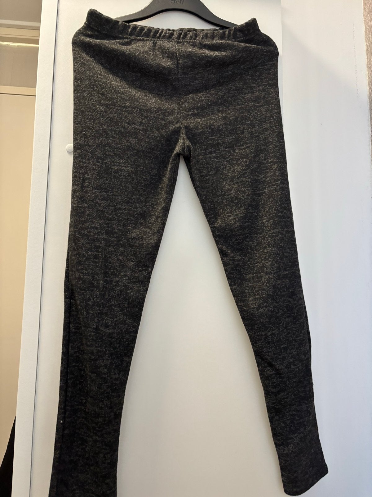 Donkergrijze gemêleerde legging, Legging, Overige maten, Ophalen of Verzenden, Zo goed als nieuw