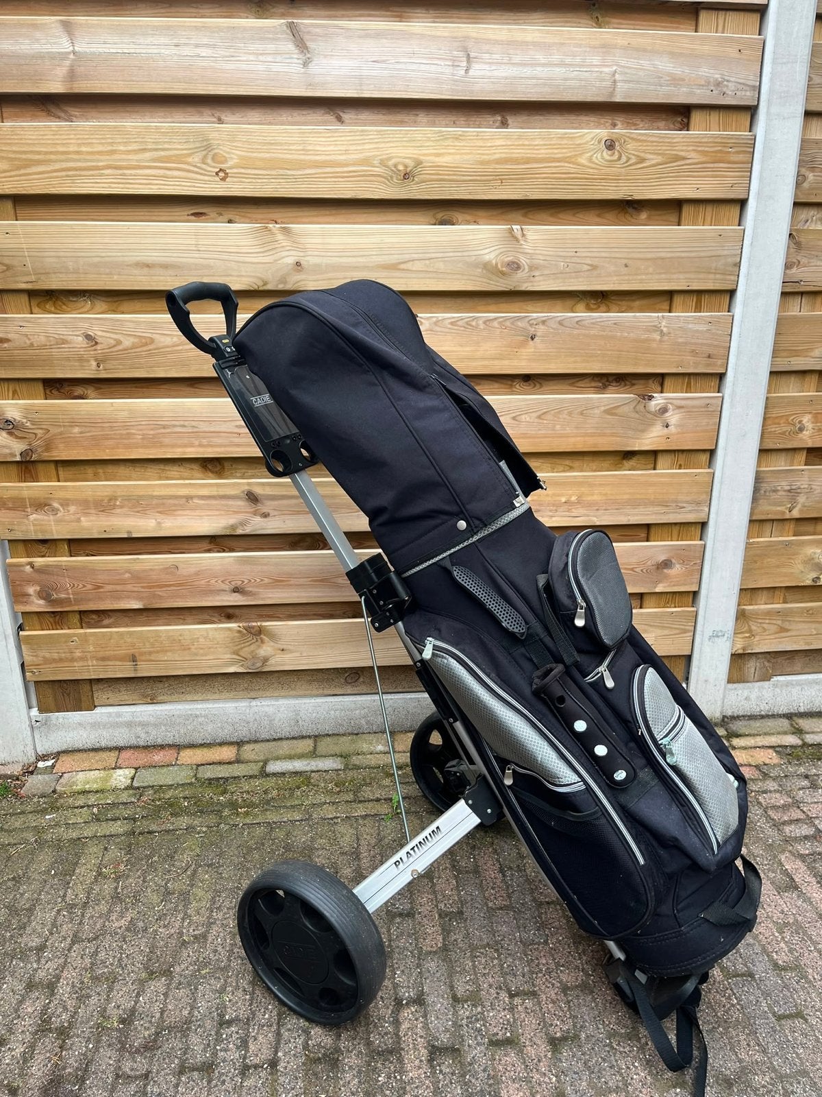 Golfset met tas en trolley - Compleet en Gebruikt, Ophalen, Gebruikt, Set