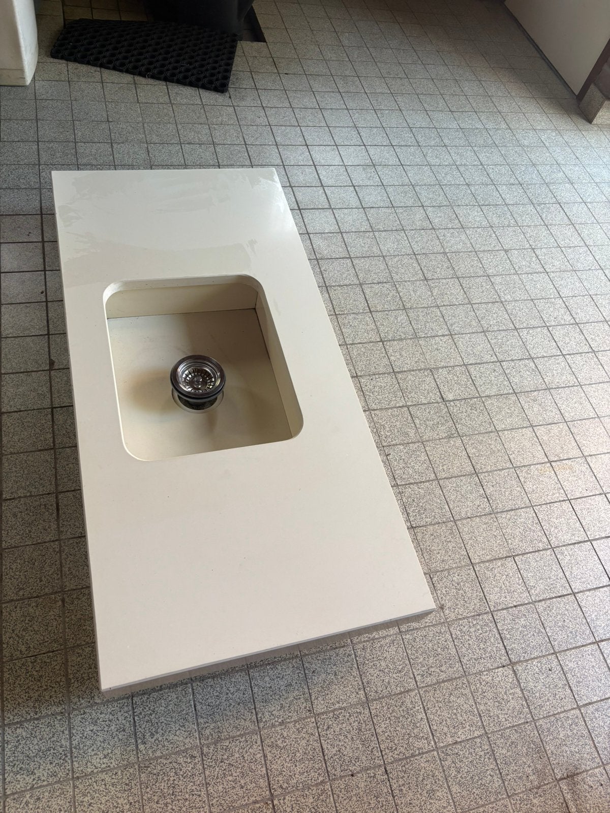 Keukenblad, Huis en Inrichting, Keuken | Keukenelementen, Ophalen, 150 tot 200 cm, Zo goed als nieuw, Minder dan 100 cm