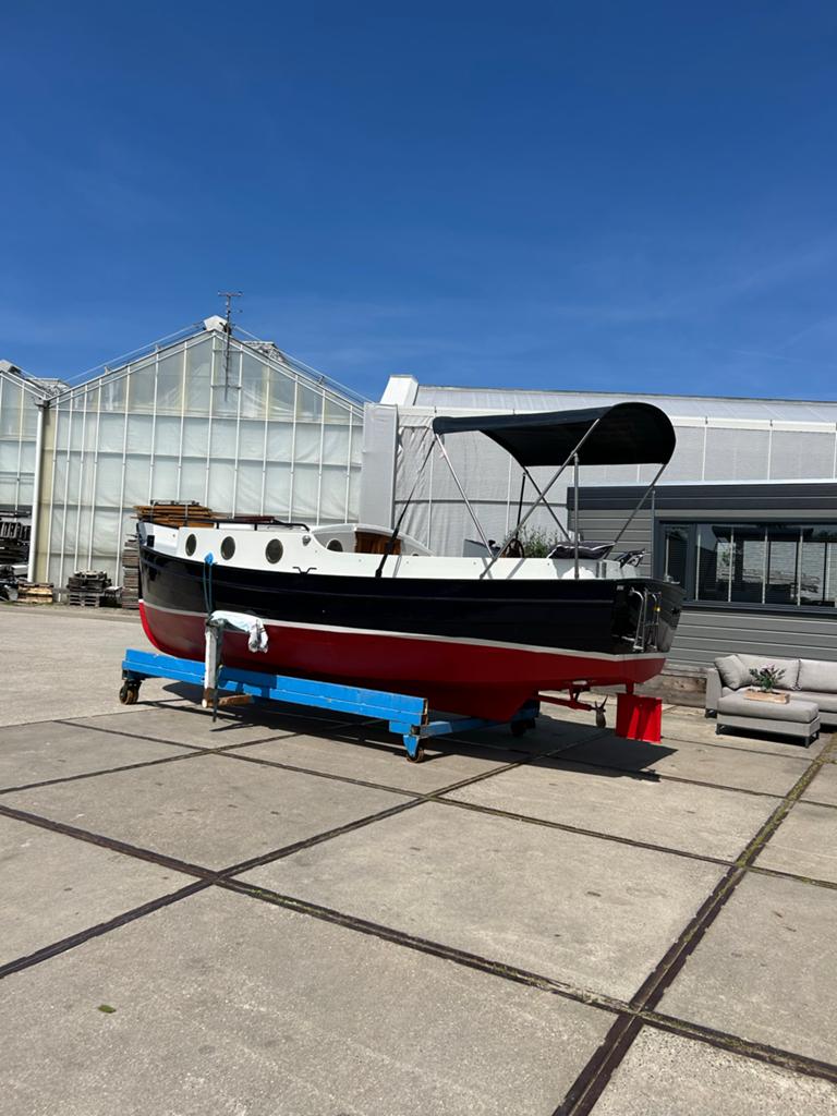 Stalen Kajuitboot met Vetus 33pk Dieselmotor, Watersport en Boten, Gebruikt, Afdekzeil, Diesel, Ophalen