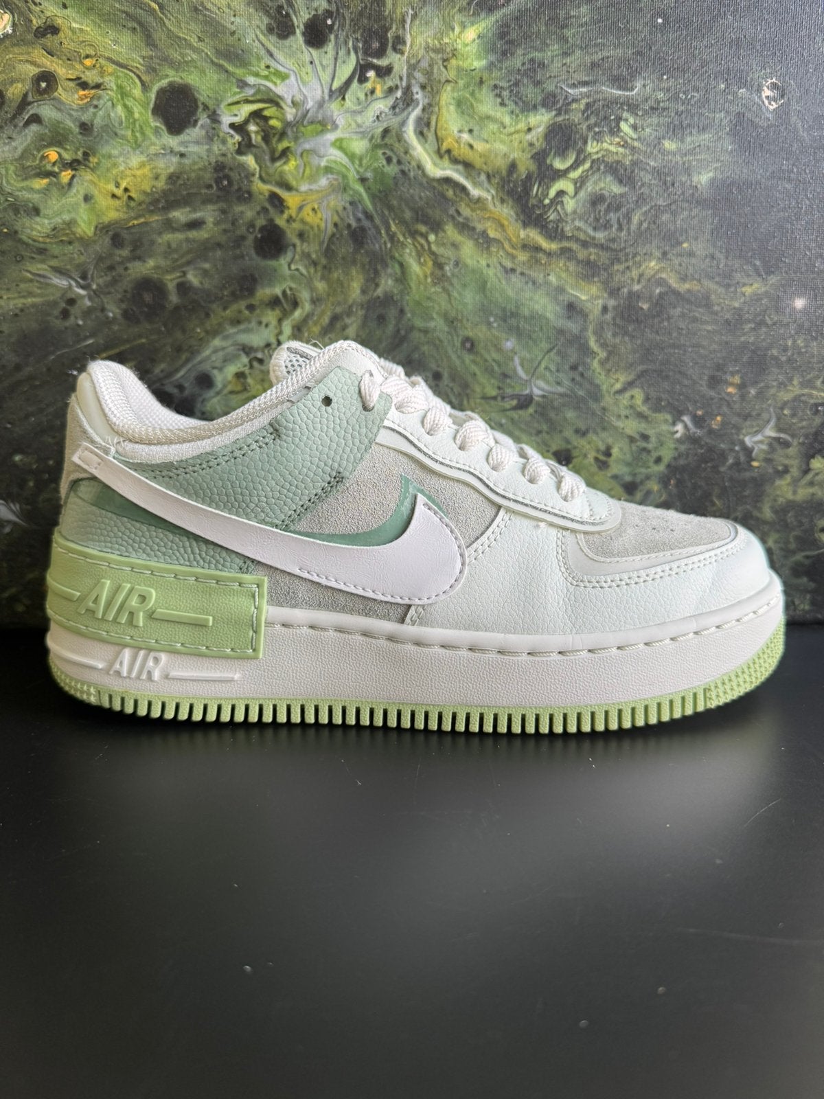 Nike air force 1 shadow, maat 38, Kleding | Dames, Schoenen, Ophalen of Verzenden, Groen, Sneakers of Gympen, Zo goed als nieuw