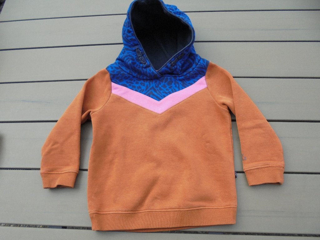 Bruin/blauwe trui maat 92 WE, Kinderen en Baby's, Kinderkleding | Maat 92, Gebruikt, WE, Meisje, Trui of Vest