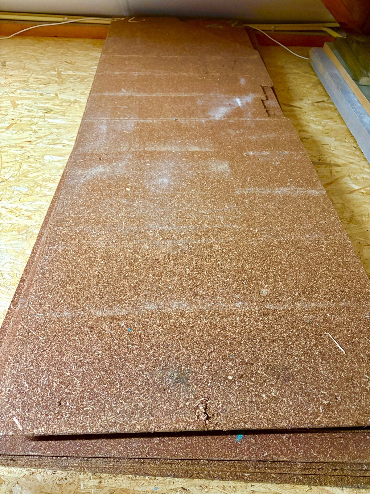 Gebruikte spaanplaten, Doe-het-zelf en Verbouw, Hout en Planken, Ophalen, Gebruikt, Minder dan 25 mm, Plank