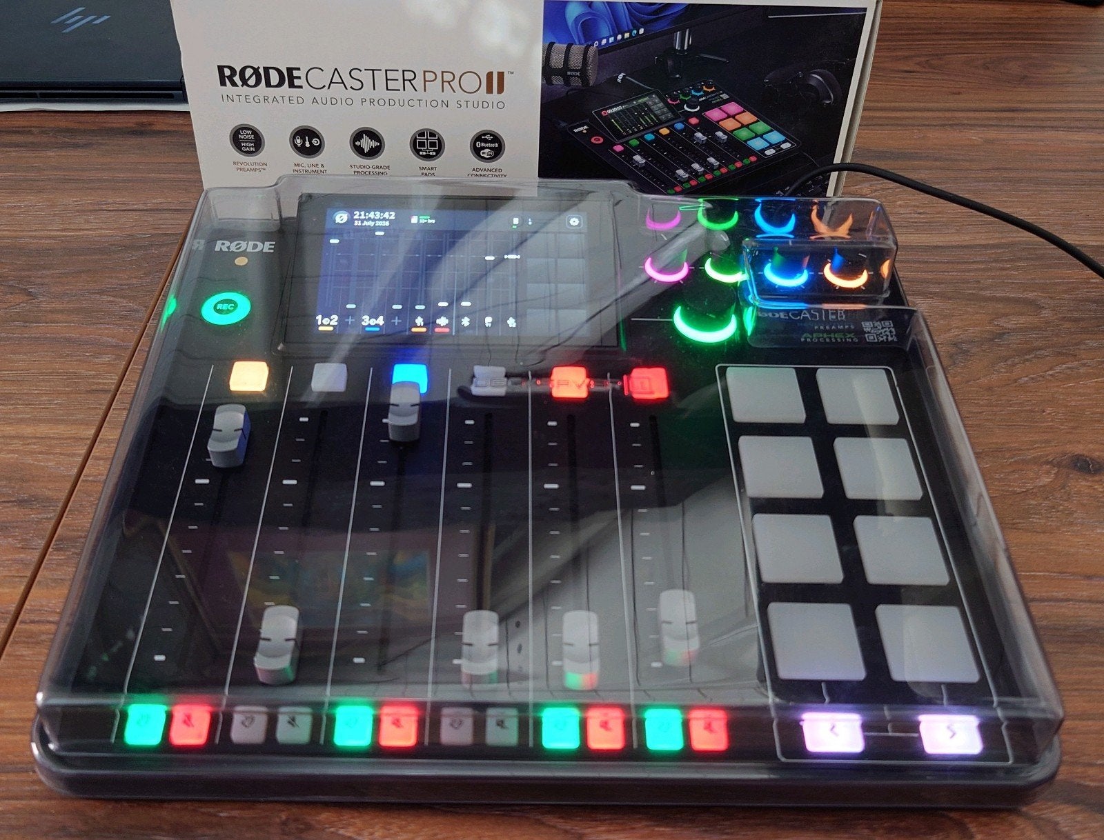 Rode RodeCaster Pro II, Ophalen of Verzenden, Zo goed als nieuw, Microfooningang
