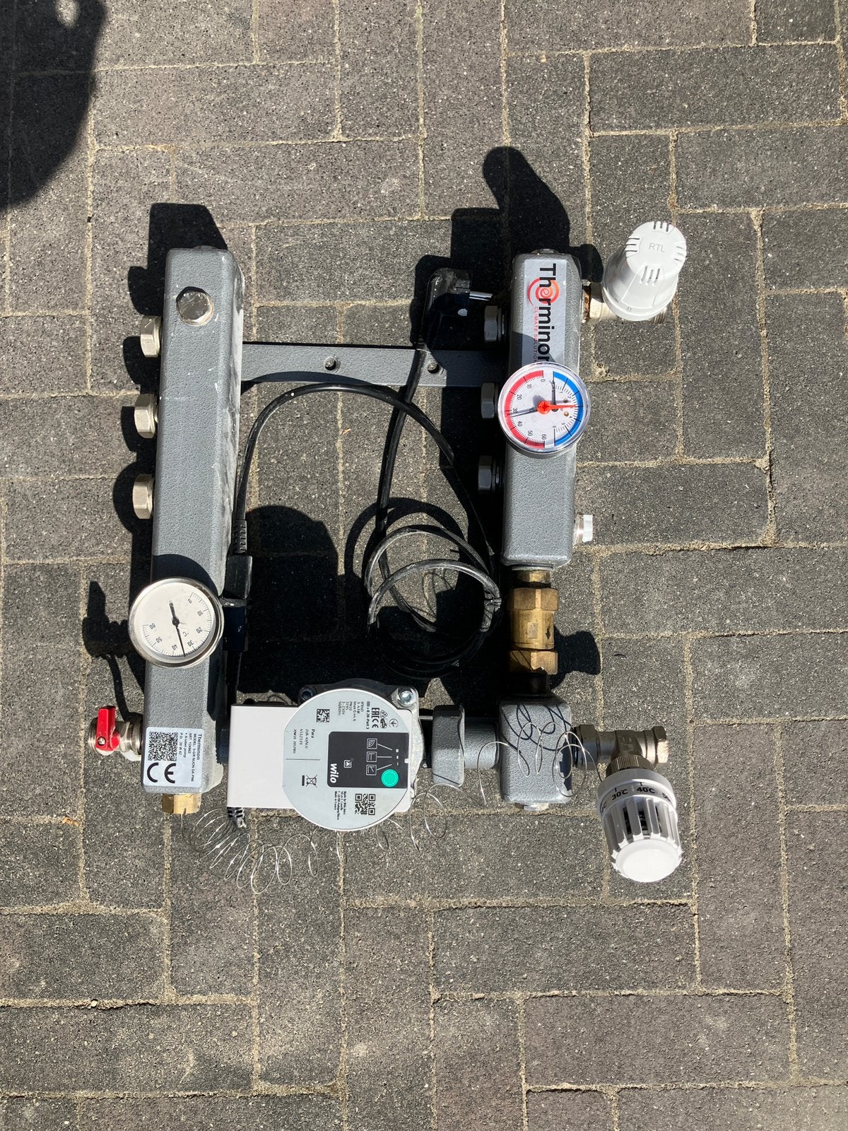 Vloerverwarming verdeler stadsverwarming, Ophalen, Minder dan 30 cm, Overige typen, Minder dan 60 cm