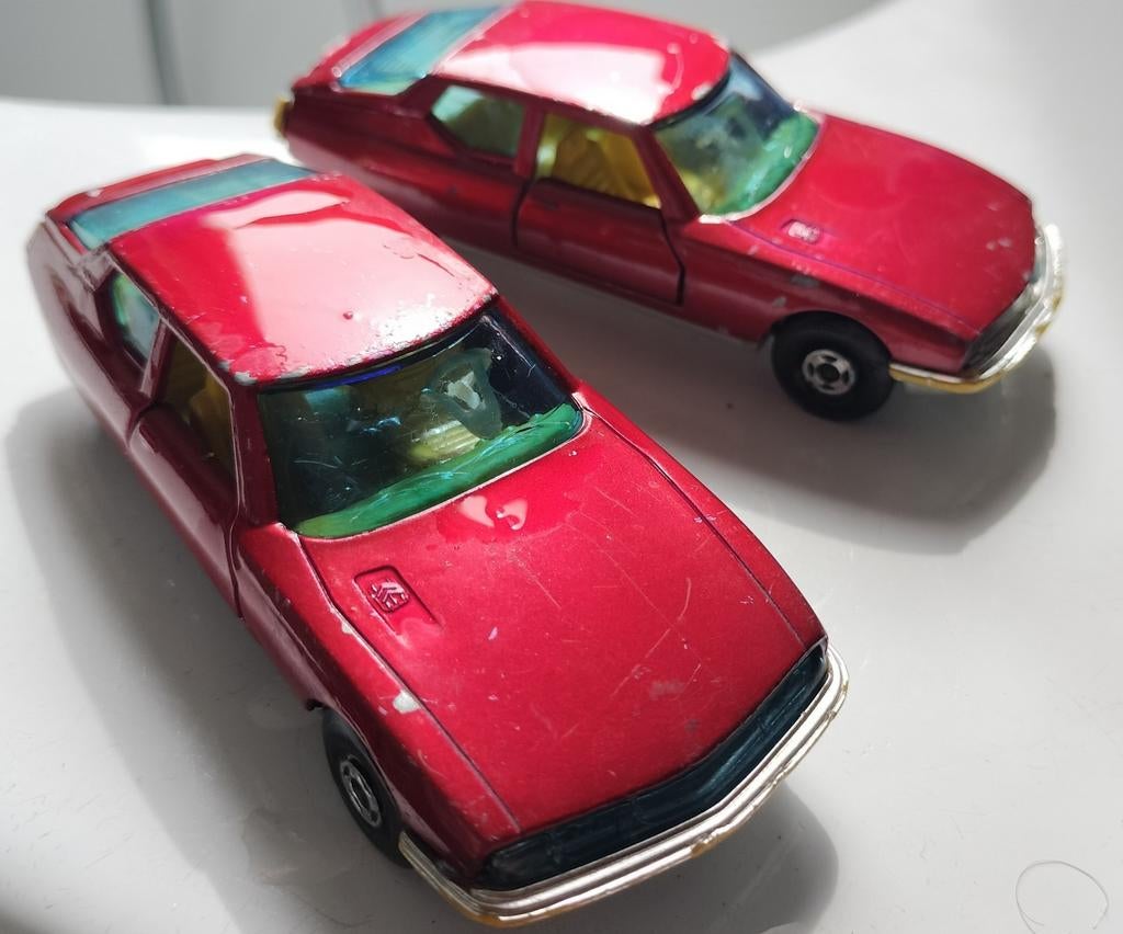 2 stuks KinG SIZE MATCHBOX 1/43 CITROEN S/M, Ophalen of Verzenden, Zo goed als nieuw, Auto, Matchbox