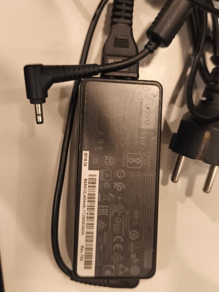 Lenovo AC Adapter ADLX65NLC3A, Computers en Software, Laptop-opladers, Ophalen of Verzenden, Gebruikt, Lenovo origineel