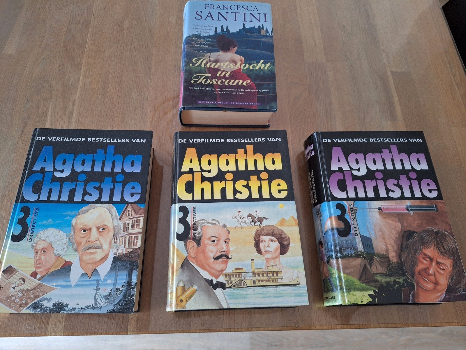 Agatha Christie boeken - 3 Drietectives en Francesca Santini, Ophalen, Gelezen, Agatha Christie, Francesca Santini