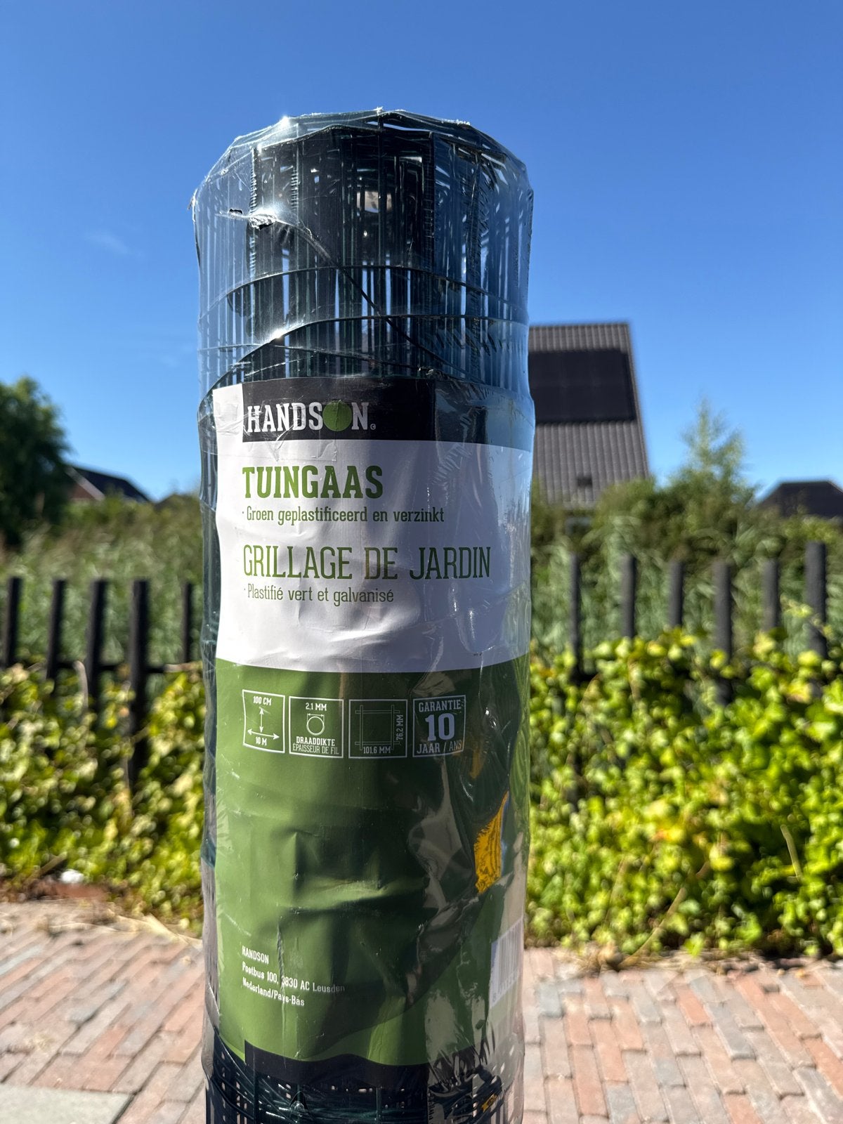 Nieuw Hands-on Tuingaas - Groen geplastificeerd en verzinkt, Tuin en Terras, Tuinhekken en Hekwerk, Ophalen, Nieuw, IJzer, Gaashekwerk