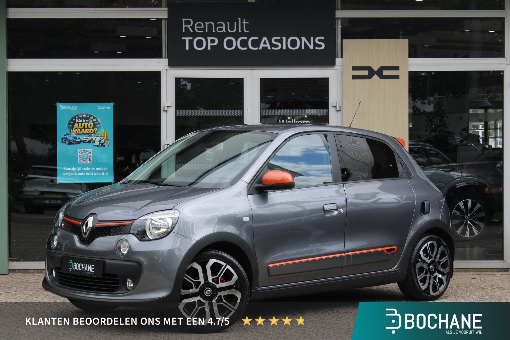 Renault Twingo 0.9 TCe GT | Cruise Control | Radio | Airco, Auto's, 898 cc, Met garantie (alle), 4 stoelen, Leder en Stof