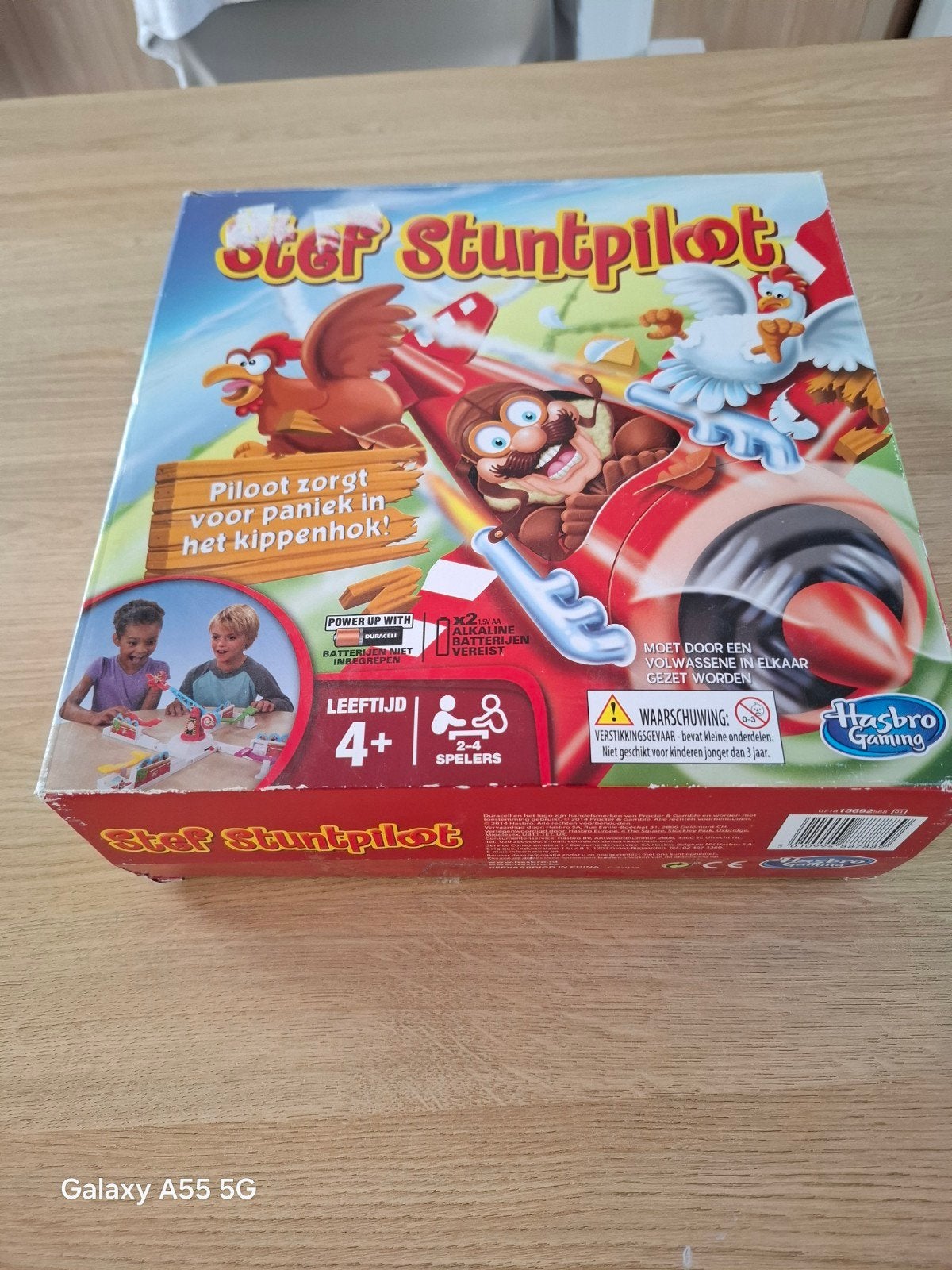 Stef Stuntpiloot - Leuk familiespel van Hasbro Gaming, Jongen of Meisje, 1027 LS Amsterdam, Nederland, Ophalen of Verzenden, Zo goed als nieuw