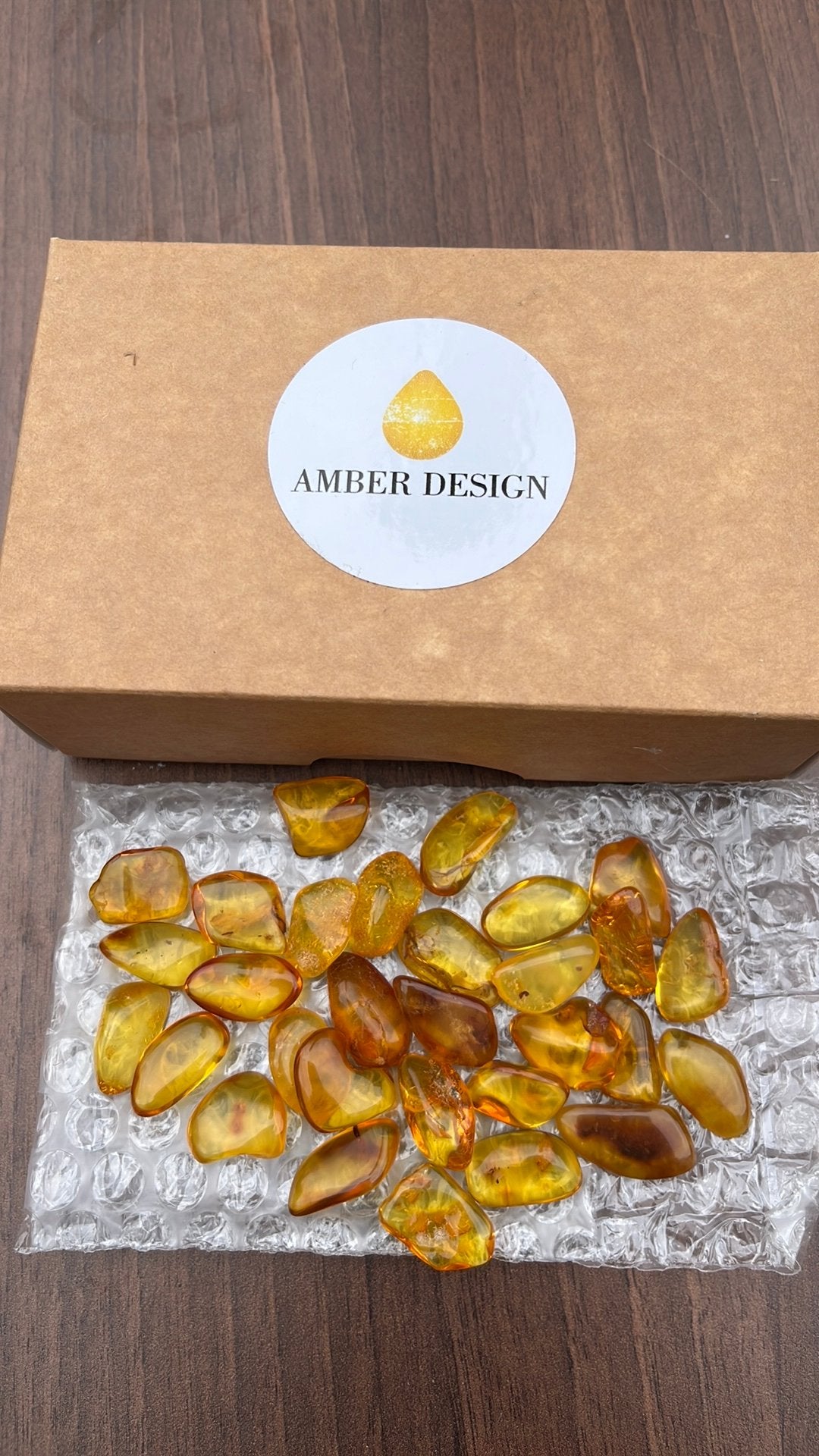 Kleine amber steentjes., Sieraden, Tassen en Uiterlijk, Edelstenen, Ophalen of Verzenden, Nieuw