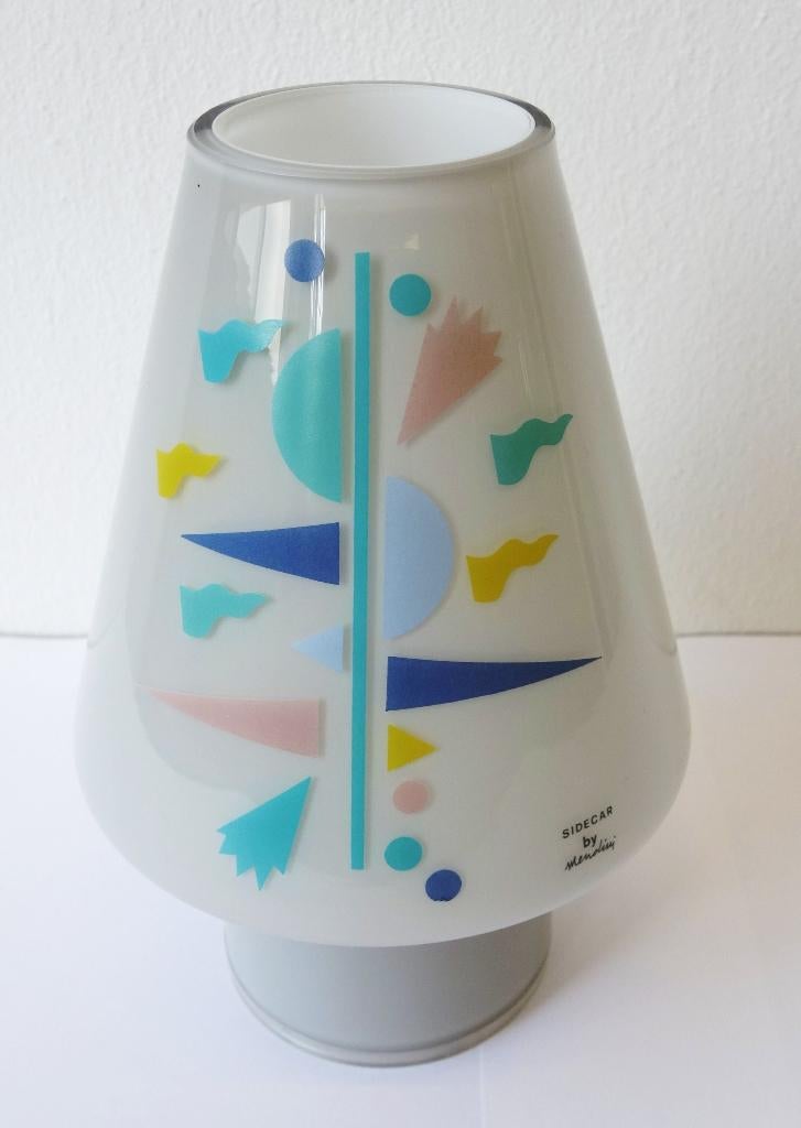 Vintage tafellamp Alessandro Mendini Sidecar Artemide BIBI, Huis en Inrichting, Ophalen of Verzenden, Gebruikt, Vintage Murano retro design tafellamp Memphis 80's