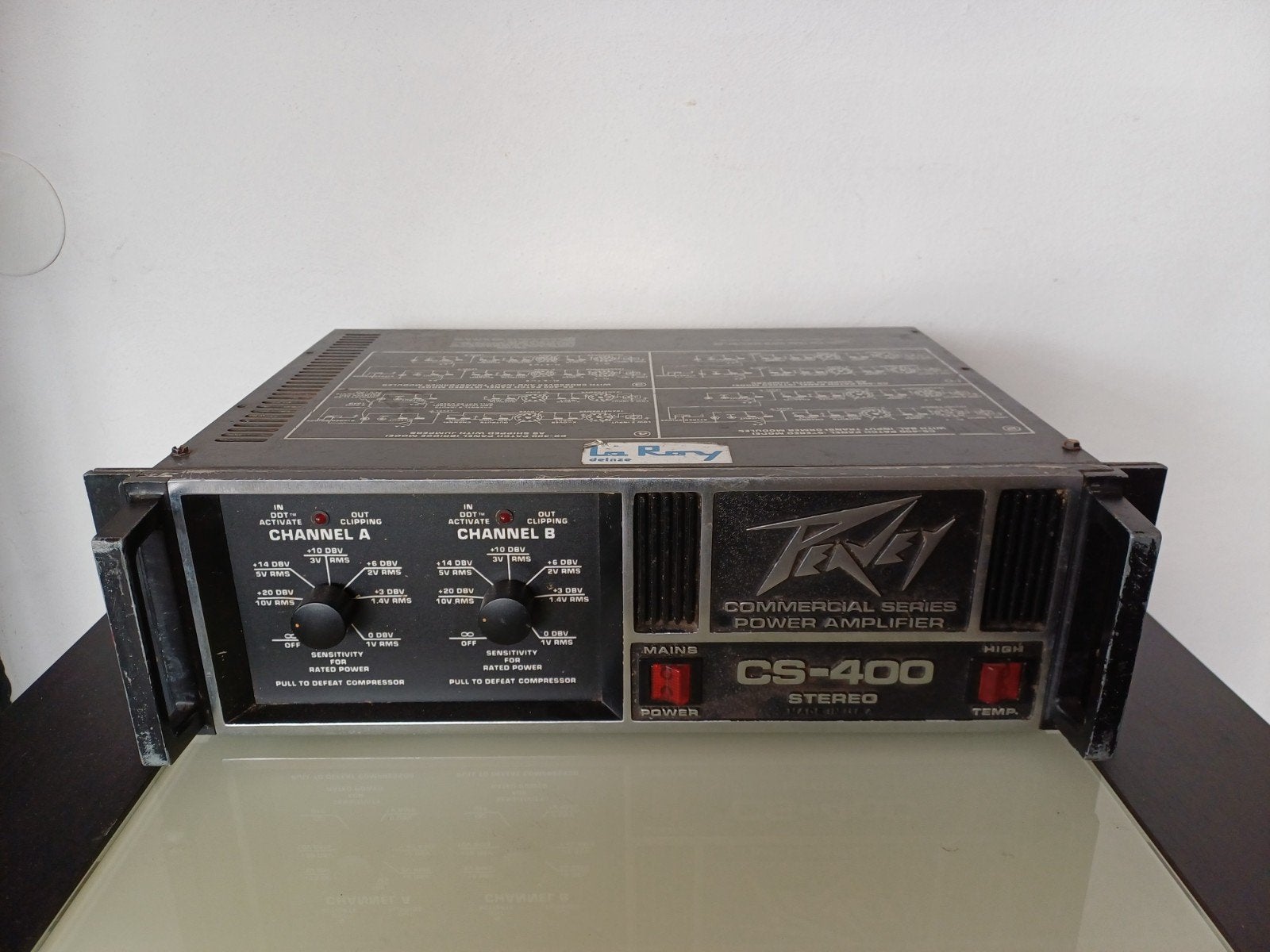 Peavey CS-400 Stereo Versterker - Krachtige Eindversterker, Ophalen of Verzenden, Gebruikt