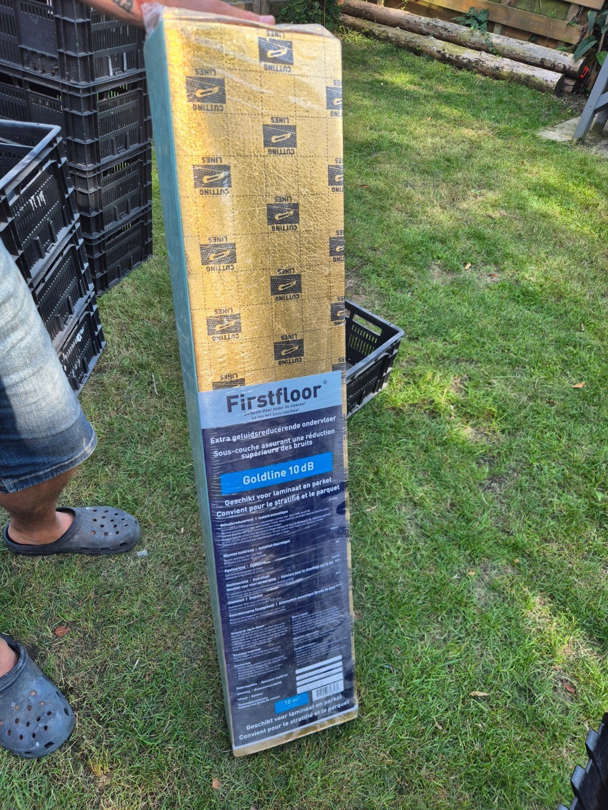 Firstfloor Goldline 10dB ondervloer voor laminaat en parket