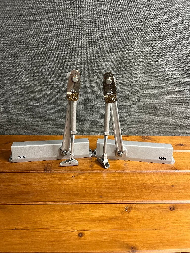 2x NHN vrijloop deur dranger met vrijloopfunctie branddeur, Ophalen of Verzenden, Gebruikt, 50 tot 100 mm