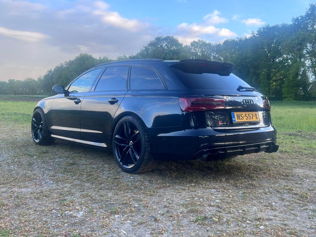 Audi A6/S6 3.0 bitdi competition. inruilen benzine auto, Auto's, Audi, Automaat, Zwart, Zwart, Leder