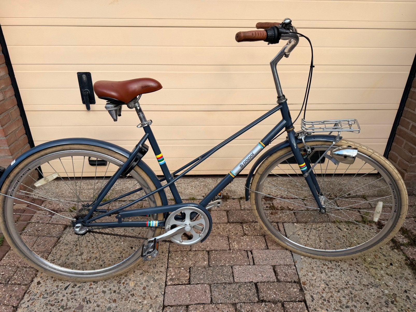 Popal damesfiets, Overige merken, Terugtraprem, Gebruikt, 47 tot 50 cm