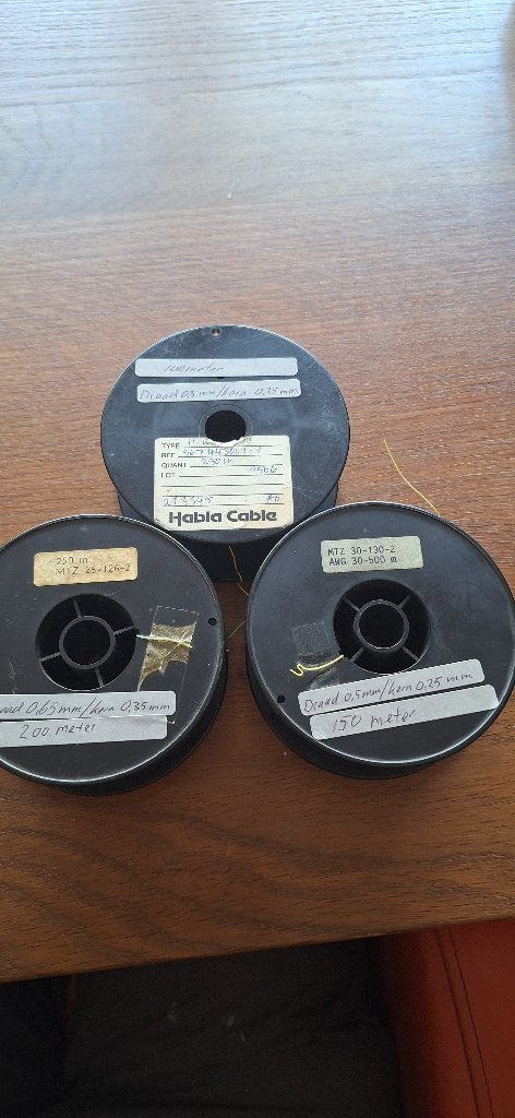 Montagedraad koper vernikkeld, Ophalen of Verzenden, Nieuw, Kabel of Snoer