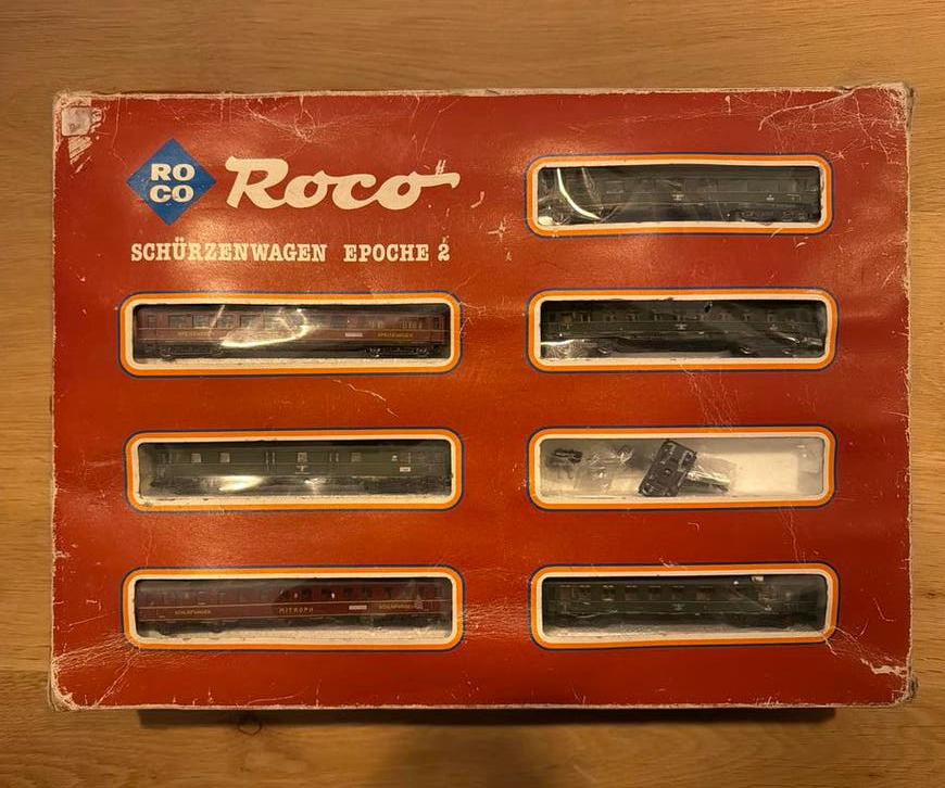 Roco Schürzenwagen Epoche 2 Treinset - Zeldzaam Model, Wisselstroom, Treinset, Verzenden, Zo goed als nieuw